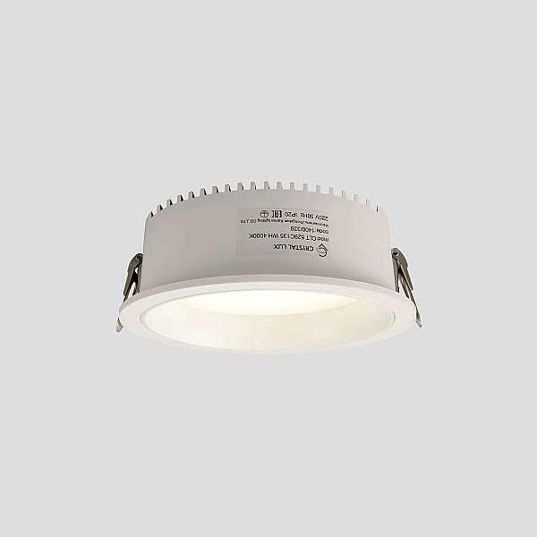 Встраиваемый светодиодный светильник Crystal Lux CLT 529C135 WH 4000K