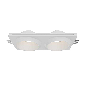 Встраиваемый светильник Maytoni Gyps Modern DL124-GU10-02-TRS-W
