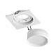 Встраиваемый светильник Hesby Lighting Nimbus IP20, 15Вт, GX53, белый HSBL_0130