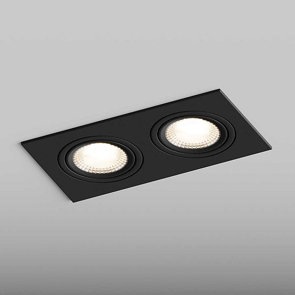 Встраиваемый светильник Hesby Lighting Hesby Atlas IP20,10Вт, GU5.3, черный HSBL_0117