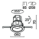 Встраиваемый светодиодный светильник Maytoni Technical Wise DL057-7W3K-B