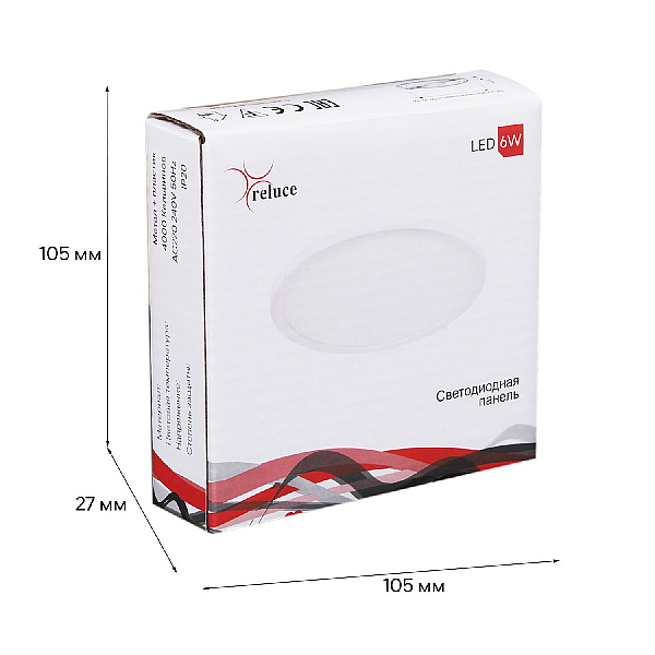 Светодиодная панель Reluce 70601-9.0-001OL LED6W WH 4000K