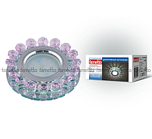 Встраиваемый светильник Fametto Luciole DLS-L102 GU5.3 CHROME/PINK