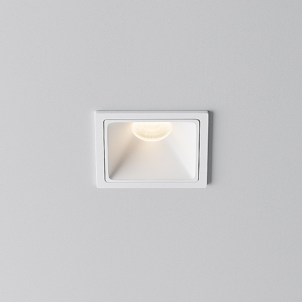 Встраиваемый светильник Maytoni Technical Alfa LED DL043-01-10W3K-SQ-W-1
