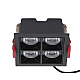 Встраиваемый светильник Nowodvorski Midi Led Black 10064