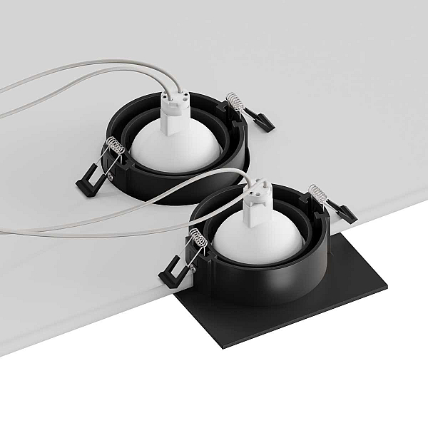 Встраиваемый светильник Hesby Lighting Hesby Atlas IP20,10Вт, GU5.3, черный HSBL_0117