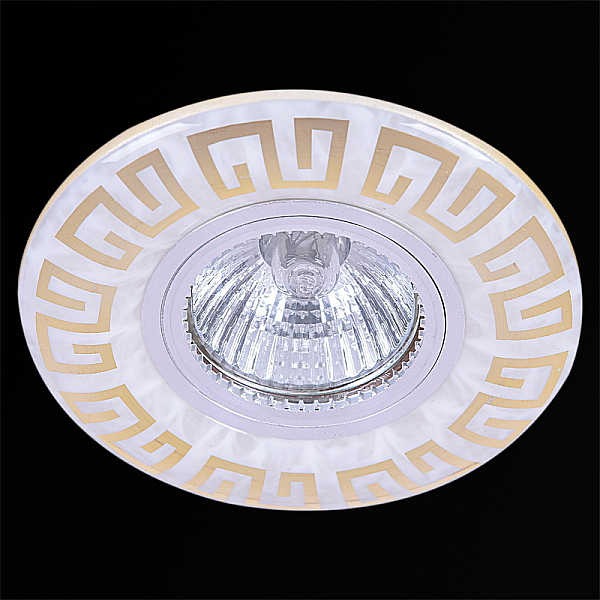 Встраиваемый светильник Reluce 09504-9.0-001MN MR16+LED3W WH/GD