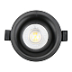 Встраиваемый светильник General GCL-MR16-R-BLACK 661285