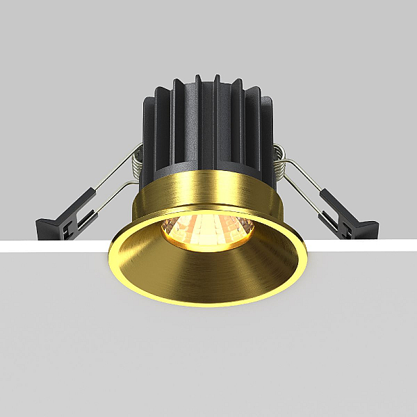 Встраиваемый светодиодный светильник Maytoni Round DL058-7W3K-BS