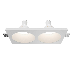 Встраиваемый светильник Maytoni Technical Gyps Modern DL129-GU10-02-W
