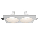 Встраиваемый светильник Maytoni Technical Downlight Gyps Modern DL129-GU10-02-W