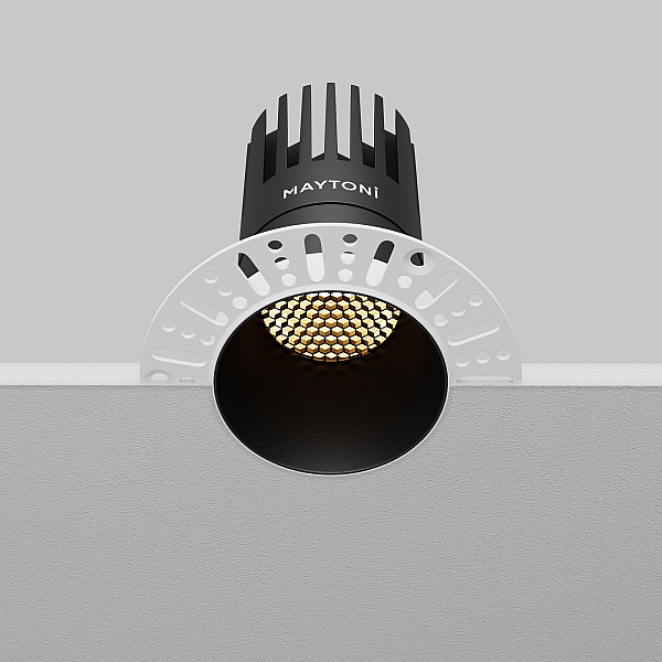 Встраиваемый светильник Maytoni Technical Dip DL122-15W-2.7K-TRS-B