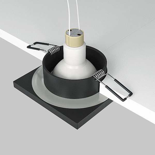 Встраиваемый светильник Maytoni Technical Stark DL083-01-GU10-SQ-B