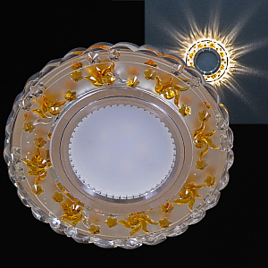 Встраиваемый светильник Reluce 14368-9.0-001LD MR16+LED3W WT+TEA