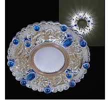 Встраиваемый светильник Reluce 14339-9.0-001LD MR16+LED3W WT+BL