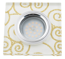 Встраиваемый светильник Fametto Luciole DLS-L207 GU5.3 CHROME/WHITE UL-00000382