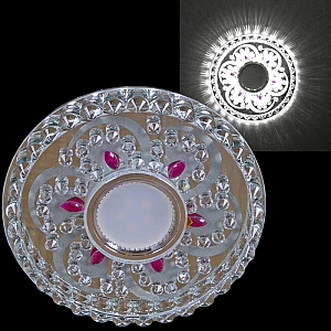 Встраиваемый светильник Reluce 62097-9.0-001PL MR16+LED5W CL+PP