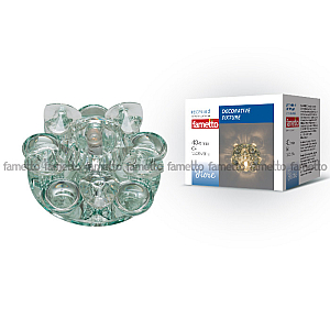 Встраиваемый светильник Fametto Fiore DLS-F123 G4 GLASSY/CLEAR