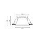 Встраиваемый светильник Hesby Lighting Hesby Odda IP20,10Вт, GU5.3, белый HSBL_0114
