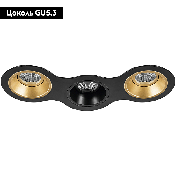 Встраиваемый светильник Lightstar Domino D697030703 (214697+214603+214607+214603)