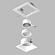 Встраиваемый светильник Lightstar Domino (214516+214506+214006) D51606WMOD