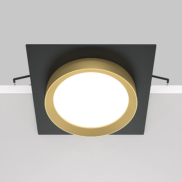 Встраиваемый светильник Maytoni Hoop DL086-GX53-SQ-BG