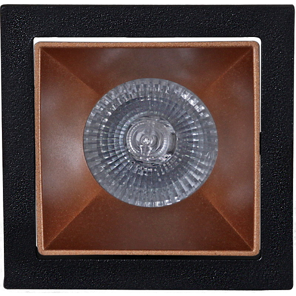 Встраиваемый светильник Reluce 16086-9.0-001PT MR16 BK+ROSE GD
