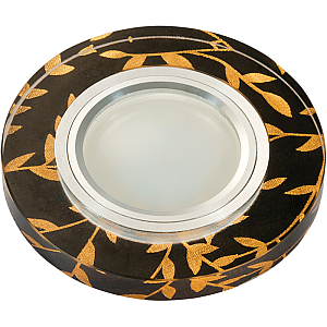 Встраиваемый светильник Fametto Luciole DLS-L204 GU5.3 CHROME/BLACK UL-00000379