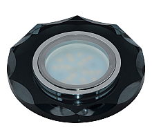 Встраиваемый светильник Fametto Peonia DLS-P105 GU5.3 CHROME/BLACK 09992