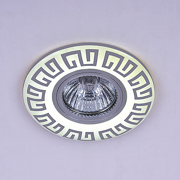 Встраиваемый светильник Reluce 09504-9.0-001MN MR16+LED3W WH/CR