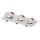 Встраиваемый светильник Crystal Lux CLT 002C3 WH