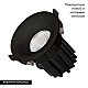 Встраиваемый светильник Arlight MS-FOGGY-BUILT-R86-10W Day4000 (BK, 36 deg, 230V) 044625