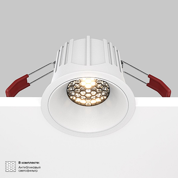 Встраиваемый светильник Maytoni Alfa LED DL043-01-15W4K-RD-W