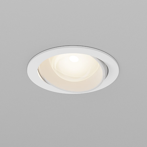 Встраиваемый светодиодный светильник Maytoni Technical Downlight Lens DL105-12W3K-W