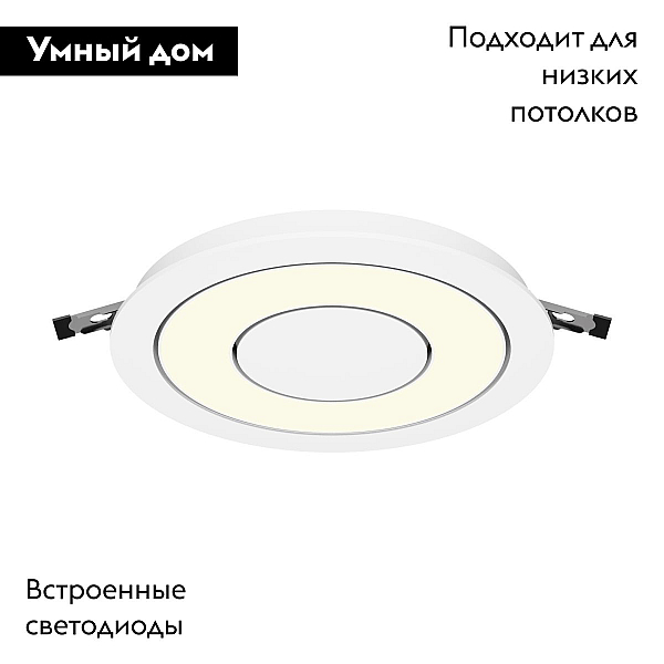 Встраиваемый светильник Maytoni Technical Downlight DL102-12W3K-W