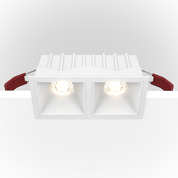 Встраиваемый светодиодный светильник Maytoni Technical Alfa LED Dim Triac DL043-02-10W4K-D-SQ-W