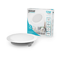 Встраиваемый светильник Gauss Elementary Downlight 997420212