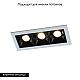 Встраиваемый светодиодный светильник Arte Lamp Grill A3153PL-3BK