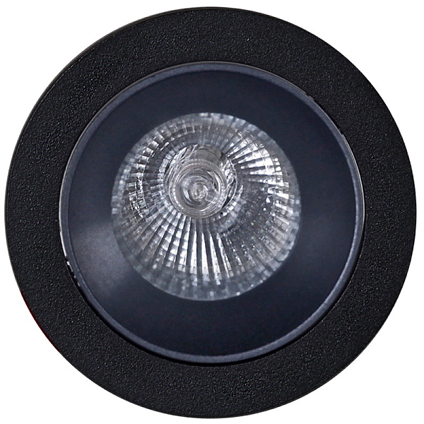 Встраиваемый светильник Reluce 16085-9.0-001PT MR16 BK+DARK GR