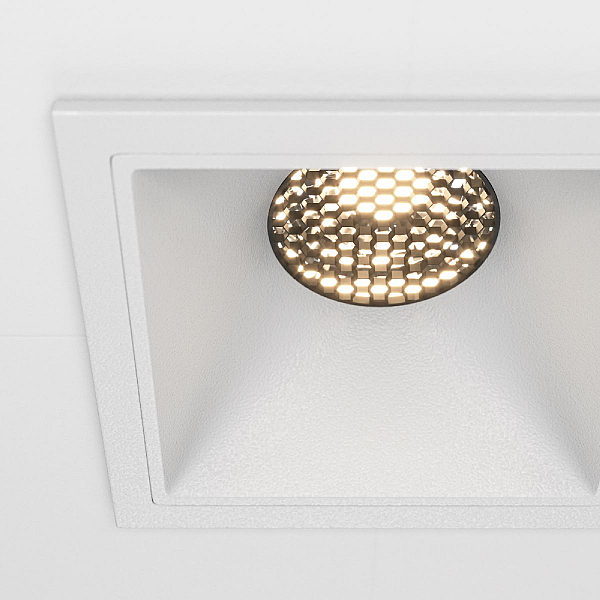 Встраиваемый светильник Maytoni Alfa LED DL043-01-10W3K-SQ-W