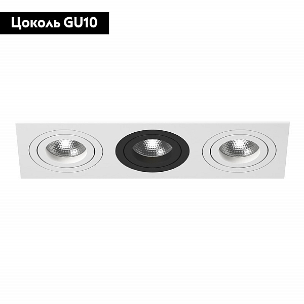 Встраиваемый светильник Lightstar INTERO 16 i536060706 (217536+217606+217607+217606)