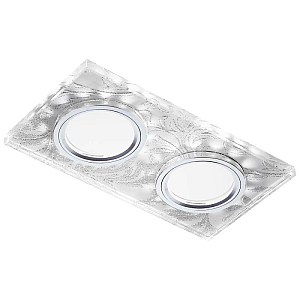 Встраиваемый светодиодный светильник Ambrella Light Led S234/2 W/CH/WH