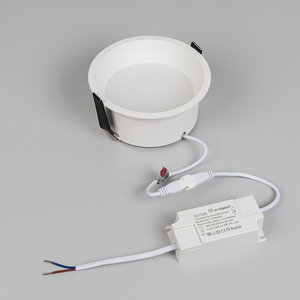 Встраиваемый светильник Arlight MS-BREEZE-BUILT-R125-16W Day4000 (WH, 90 deg, 230V) (IP20 Металл) 035613(1)