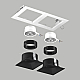 Встраиваемый светильник Lightstar Domino (214526+214507+214507+214007+214007) D5260707BMOD