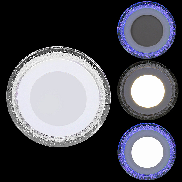 Встраиваемый светильник Reluce 34063-9.0-001QP LED6+3W BL