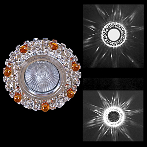 Встраиваемый светильник Reluce 00755-9.0-001CN MR16+LED3W CL+TEA