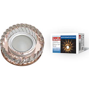 Встраиваемый светильник Fametto Luciole DLS-L123 GU5.3 BRONZE/CLEAR UL-00000373