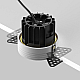 Встраиваемый светодиодный светильник Maytoni Round DL058-12W3K-TRS-BS