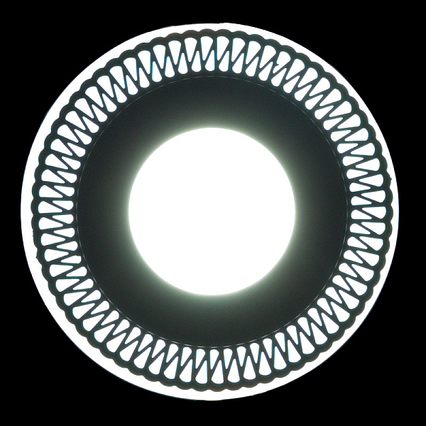 Встраиваемый светильник Reluce 63903-9.0-001RD LED3+3W BK