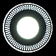 Встраиваемый светильник Reluce 63903-9.0-001RD LED3+3W BK